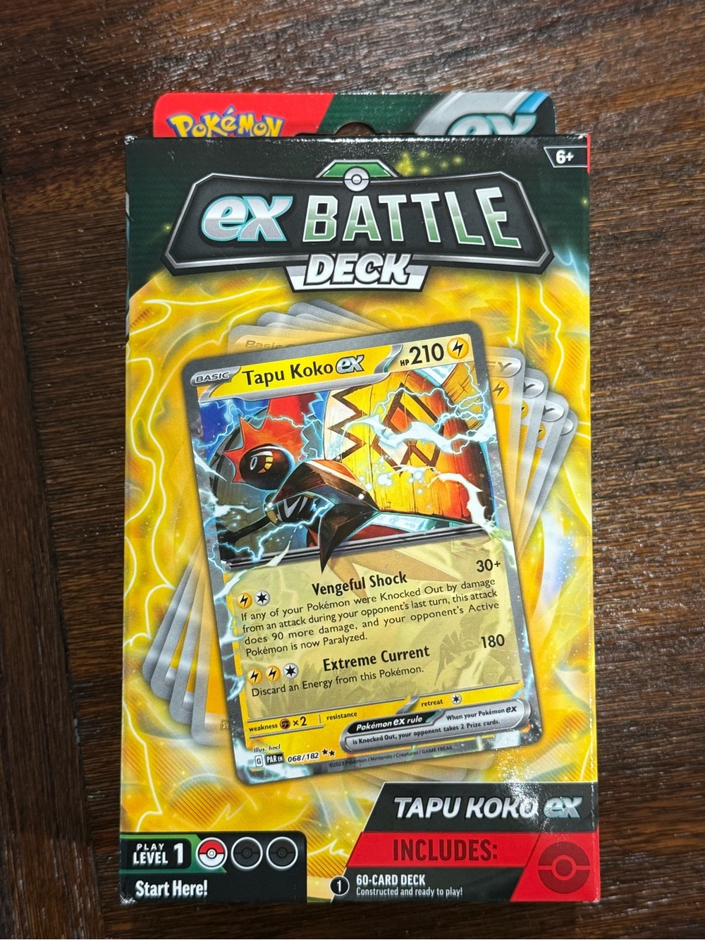 Pokemon TCG Tapu Koko EX Battle Deck Factory Sealed Playset